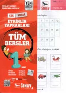 1.Sınıf Tüm Dersler Çek Kopar Yaprak Test