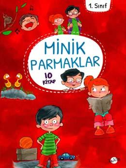 1.Sınıf Minik Parmaklar 10 Kitap Düz Yazı Set