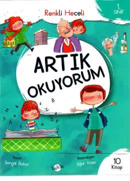 1.Sınıf Artık Okuyorum 10 Kitap Renkli Heceli Set