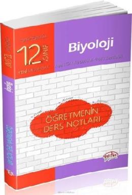 12.Sınıf Biyoloji Ders Notları