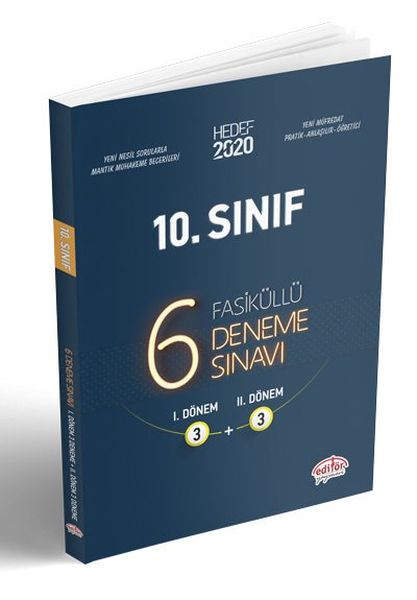10.Sınıf 3+3 Fasiküllü 6lı Deneme Sınavı