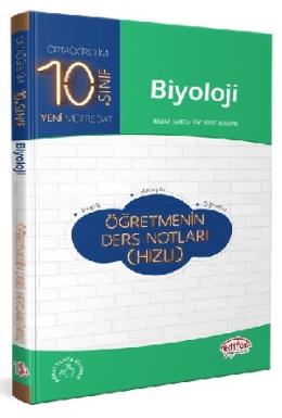 10.Sınıf Biyoloji Öğretmenin Ders Notları(Hızlı)