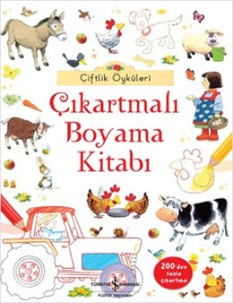 Çiftlik Öy.-Çıkartmalı Boyama Kitabı