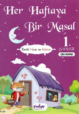 1.Sınıf Her Haftaya Bir Masal Renkli Heceli