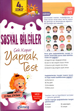  4.Sınıf Sosyal Bilgiler Yaprak Test