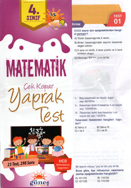  4.Sınıf Matematik Yaprak Test