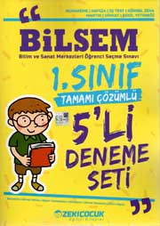 1.Sınıf Bilsem Tamamı Çözümlü 5li Deneme Sınavı