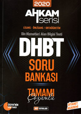 2020 Ahkam Serisi DHBT Tamamı Çözümlü Soru Bankası