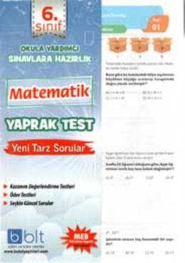 6.Sınıf Matematik Yaprak Test
